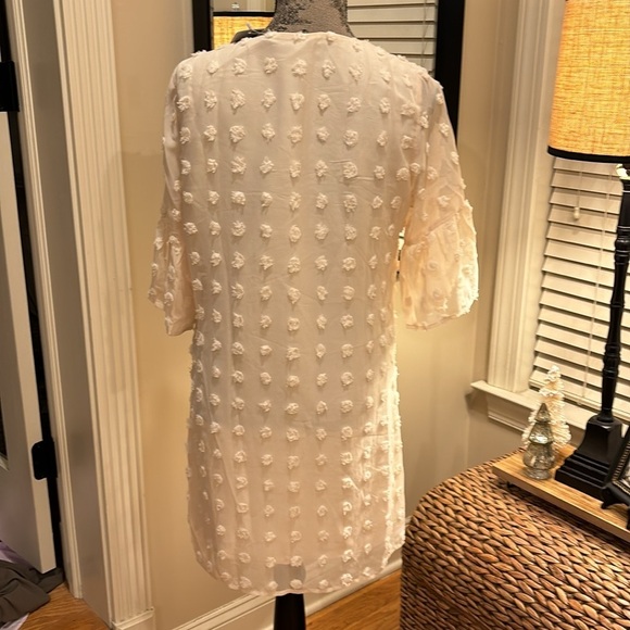 Short Sleeve V Neck
Ruffle Cute Sun Dress Chiffon Flowy Shift Mini Dress new - Picture 5 of 7